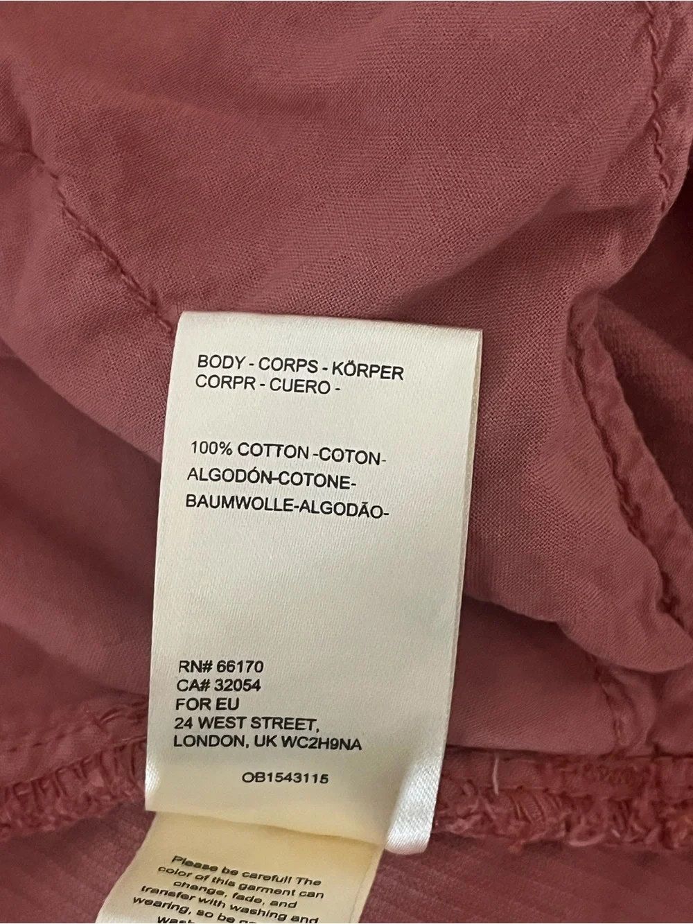 FREE PEOPLE NWOT Anthropologie Ray Cord Terracotta Button Up Corduroy Skirt